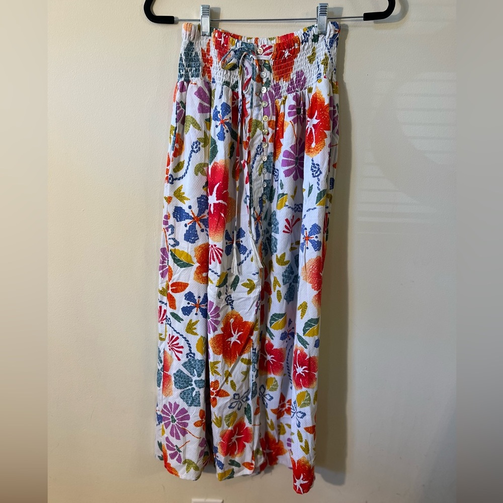 Floral maxi skirt